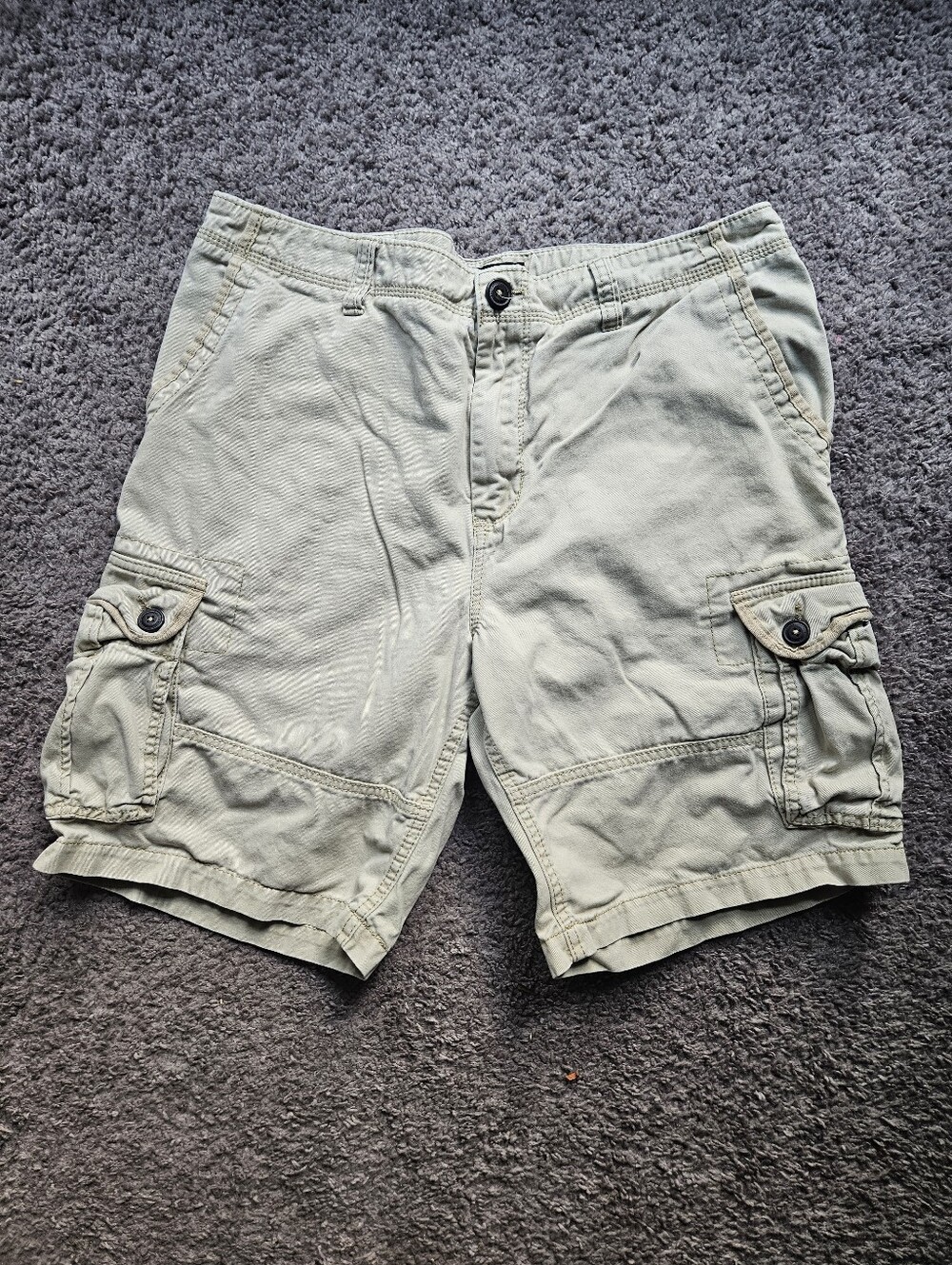 Aeropostale Men's Cargo Shorts - Light Tan